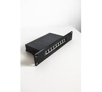 Rack Mount 1HE pour TP-Link TL-SG105, SG108, OC200 - 19" et 10" Support | Imprimé 3D - Accessoires réseau pour racks de serveur (Orange, TP-Link TL-SG108 10")