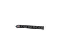 Rack Multiprise avec Interrupteur 19 1U 9 Prises 715133