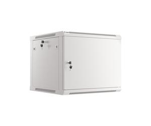 Rack Mural Lanberg 9U, 600x600mm, Gris, Acier, Charge 60kg, Porte Métal Verrouillable, 2 Ventilateurs, IP20, Conforme ANSI/EIA RS-310-D