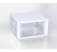 Rack ouvert 10", 3HE Profondeur 290 mm RAL 7035 - Montage mural ou au sol Rack Magic