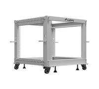 Rack ouvert 19" 9U 600x600-1100 réglable gris Lanberg OR01-6109-S