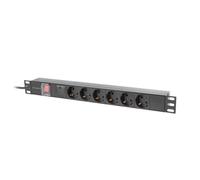 Rack pdu 19 1u 16a 6x PDU-06F-0200-IEC-BK multiprise