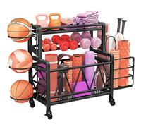 Rack Port Poids Avec Roues Support Pour Outils Fitness Gymnastique Rack