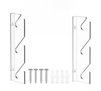 Rack pour affichage Longboard 3 Places Acrylique Solide Rack | Acrylique transparent pour premium, design 3 niveaux, gain de place optimal, pour décor salon