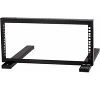 Stalflex Rack Serveur 4U - Cadre Ouvert Baie Serveur Fabriqué en Métal Très Résistant - Armoire Informatique avec Poutre Renforcée pour Les Équipements de Réseau et de Serveur