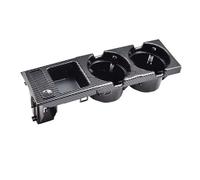 Rack rangement Compatible Avec Bmw Pour 330Ci 2001-2006 Car Black/Carbon Fiber Console Centrale Porte-gobelets Porte-bouteilles Porte-monnaie