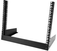 Rack Réseau 8U À Cadre Ouvert - Rack De Bureau 19"" À 2 Montants Pour Ordinateurs, Équipements Audiovisuels, Médias, Informatiques, Salles De Données Et Salles De Serveurs (Rk8Od)[GBP6276355]