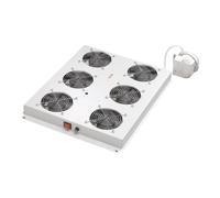 Rack roof - DIGITUS - DN-19 FAN-6-SRV - 6 ventilateurs - Thermostat - Gris clair RAL 7035