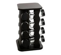 Rack Rotatif à Épices "16 Pots" 27cm Noir
