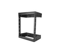 Rack serveur mural 12U - Armoire réseau - Prof. 30 à 50 cm - Rack - montable sur mur - noir - 12U - 20"