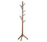 Rack Stand, Wooden Coat Rack, Coat Hanger Stand, Heavy Duty Wooden Hall Racks with 8 Hooks, Stable Hat Rack and Clothes Racks, 67.72x14.96 Inches for Entryway, Hallway, Bedroom, and Apartment