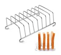 Rack-toast, 8 fentes Slice en acier en acier inoxydable Rack de refroidissement, porte-pain rectangulaire de 5,8 pouces, porte-toast réutilisable pour la boutique de restauration de la cuisine..