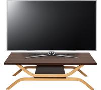 Mendler Support TV HWC-H38, Table TV Table Basse, 35x110x48cm - Aspect Noyer