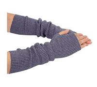 rackbone Gants Sans Doigts Chauffe-bras Mitaines à Manches Longues Tricotées Pour Femmes Manchettes Tricoté Laine Bras Manches Fines Longues Tricoté Mitaines Gants Casual Chaud Doux Femme Gants