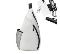 Racket Bag - Waterproof Oxford Cloth Backpack With Zipper, Large-Capacity Sports Accessory | Lightweight Portable Holder For Badminton Rackets, Shoes Bottle Towel Clothes, Outdoor Gym Workout Tourname