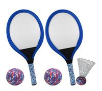 Racket de tennis et de badminton | Raquettes de badminton en plein air pour - 1 paire jeu de sport éducatif avec des navettes pour la maternelle de l'école Backyard Park Beach