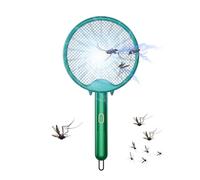 Racket électrique inseclable, dissolvant Rechargeable à la Mouche, mamelles Pliables en Moustique, Hit d'insectes USB, dissolvant à la Mouche extérieure, Dispositif de Lutte antiparasitaire ménage