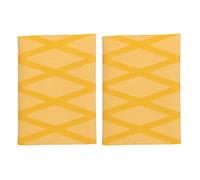 Racket Grip Racket Taprip Thermable Polyoléfine Polyoléfine Supergrip pour Table de Tennis Table Racket Horizontal Racket Sports Pissing Rod 2pcs 90x61mm (Jaune)
