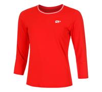 Racket Roots Teamline Haut Manches Longues Femmes-Rouge XL