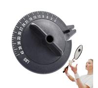 Racket String Tension Metter - Badminton portable, raquette de courge de tennis, outil de manomètre 0-42 lb Dispositif de mesure de corde ABS léger | Tool adultes des entraîneurs des athlètes Père mèr