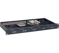 Rackmount.IT PI-RACK RM-PI-T1 - Kit de montage en rack - avec alimentation - noir, RAL 9004 - 1U - 48,3 cm (19")