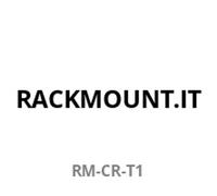 Rackmount.IT RM-CR-T1 - Kit de montage pour équipement réseau - montable sur rack - noir, RAL 9005 - 1.3U - 48.3 cm (19")