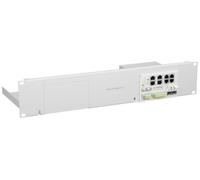 Rackmount.IT RM-FR-T31 Kit de montage en rack pour pare-feu Fortinet FGR-70F, FGR-70F-3G4G et FGR-70G ? 2U, ports avant, signal en acier blanc (RM-FR-T31)