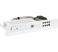 Rackmount.IT RM-SR-T15I Kit de montage en rack industriel pour pare-feu Sophos XGS 107, XGS 107w, XGS 116, XGS 116w, XGS 126 et XGS 136 ? 1.3U, ports avant, signal en acier blanc (RM-SR-T15I)