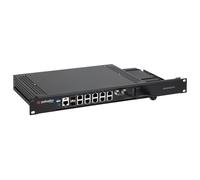 Rackmount Solutions - Le kit de montage du dispositif de réseau - montable sur rack - noir de jais - 1U - 19