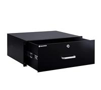 RackPath 4U Rack Mount Drawer for 19" AV/Network/DJ Equipment Racks or Cabinets with Lock and Key