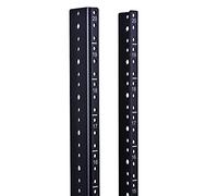 RackPath Lot de 80 rails de montage verticaux pour rack de serveur 20U, construction de rack à monter soi-même, 12-24 vis