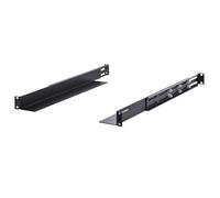 RackPath Rail de rack de serveur à 4 montants 1U, profondeur réglable de 50 à 81 cm, capacité de 50 kg
