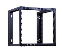RackPath Support mural 9U pour serveur - Cadre ouvert - 48,3 cm - Robuste - Profondeur : 43,2 cm