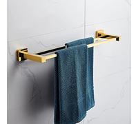 Racks de Serviette de Salle de Bain Mur Le Porte-Barres à Serviette à Canne Double Garnis Beauty Comes