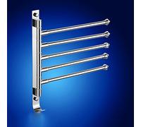 Racks de serviettes, barre de serviette en acier inoxydable Multi-shot peut être rond de serviette à serviette à serviette à double pôle à trois coups à quatre barres à cinq coups / c décoration WFJ