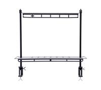 Racks de Table de Camping - étagère de Camp Portable, Support extérieur léger | 26.38x18.11x4.72 Pouces Table de la Station de Cuisson Pliante, Rack de Rangement de Lanterne Compact, Support de