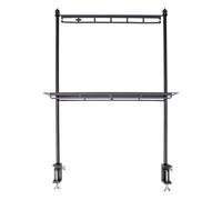 Racks De Table De Camping | Stand D'organisateur Multifonctionnel Pliant | Support De Vaisselle, Support De Poteau De Lanterne | Portable, Compact, , Stable | Randonnée, Pêche, Pique-nique, Ext