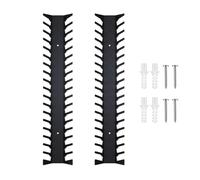 Racks pour montage sur vitres - Écran en métal en deux parties - Kit de support de valise, système mural stable, rangement de la pièce - Montage en deux parties pour les installations de vacances, les