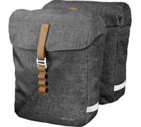 Racktime 0200-001 System Sacoche double Heda, avec adaptateur Snapit, gris