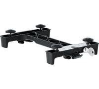 Racktime 27022 Adaptateur système Snapit 2.0, avec pieds & serrure, 235 x 158 x 32 mm, noir
