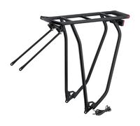 Racktime Gleam It 2.0 Pannier Rack Argenté 28-29´´ Black