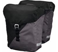 Racktime System sacoche double Vida 2.0 noir/gris, avec adaptateur Snapit 2.0, noir