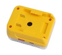 Rackumic Adaptateur de batterie au lithium de type C Sortie USB 138 W Charge rapide Affichage numérique Ventilateur de refroidissement compatible avec batterie lithium-ion DeWalt Alimentation portable