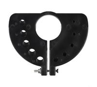 Rackumic Aiguiseur de foret, meuleuse d'angle modifiée pour forets en cobalt, convient pour perceuse à meule et utilisation du moteur (noir)