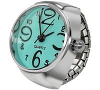Rackumic Bague de montre numérique réglable bande élastique cuivre | Bouton de réglage latéral, réglage facile de l'heure, affichage numérique, boîtier en alliage de cuivre