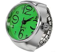 Rackumic Bague de montre numérique réglable bande élastique cuivre | Bouton de réglage latéral, réglage facile de l'heure, affichage numérique, boîtier en alliage de cuivre