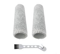 Rackumic Balai à rouleau pour Ecovacs pour Deebot X12 pour OmniCyclone pour X12 Pro pour Omni - Tampons de nettoyage lavables en microfibre avec brosse - Capture efficace de la saleté pour aspirateur