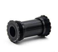 Rackumic Boîtier de pédalier de montagne pour axe de 24 mm, roulement scellé en alliage d'aluminium, 86-92 mm de largeur, 47 mm ID léger, pour vélo de route et VTT, noir (A)