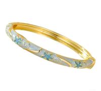 Rackumic Bracelet manchette ouvert réglable 5,8 cm style vintage | Délicat à cinq pour un motif de pétale, touche féminine charmante, alliage léger, finition polie, brillance durable