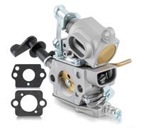 Rackumic Carburateur T435 578936901 522007601 Construction en métal résistant pour tronçonneuse Optimise le mélange carburant/air Kit d'entretien inclus Joints Argenté